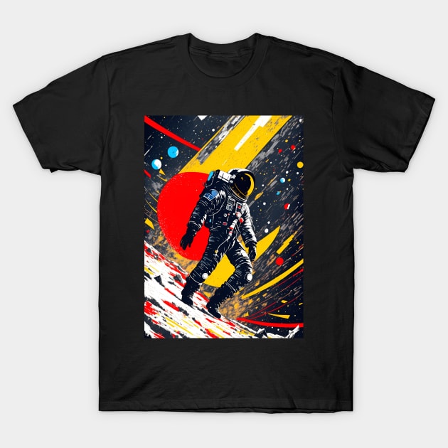 A Cosmic Journey of Flamboyant Colors T-Shirt by Jackson Lester